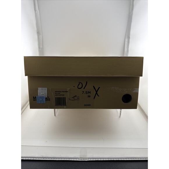 Michael Kors Women’s‎ Amanda Trainer Sneakers Sz 7.5 M Color Pale Blue White NIB - Picture 11 of 12